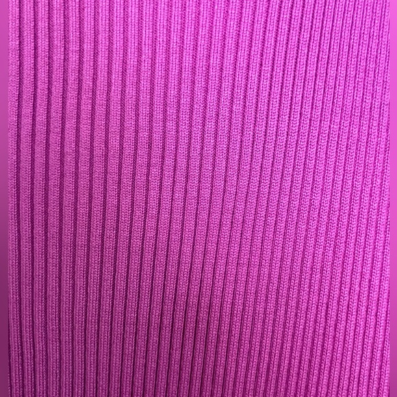 Lane Bryant Orchid Pink Ribbed Knit Belted Fit & Flare Sweater Midi Dres… - Picture 6 of 9